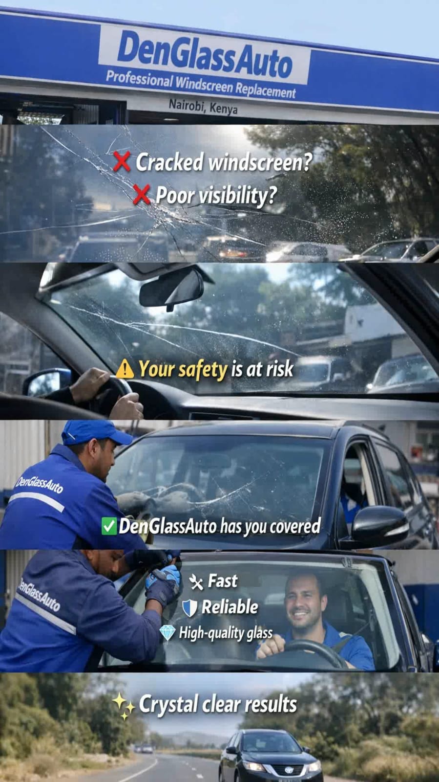 Auto glass service